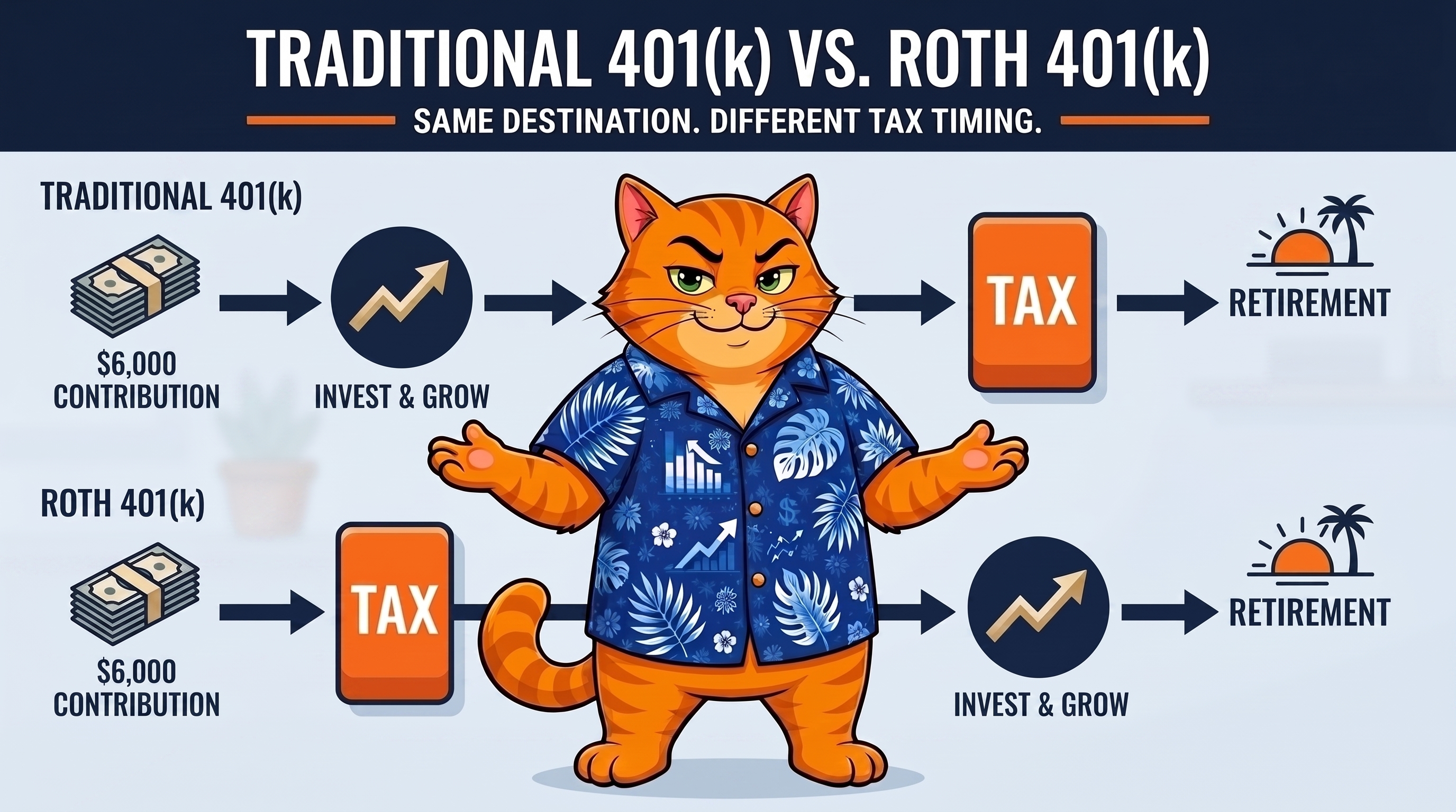 Traditional 401(k) vs. Roth 401(k): What's the Difference?