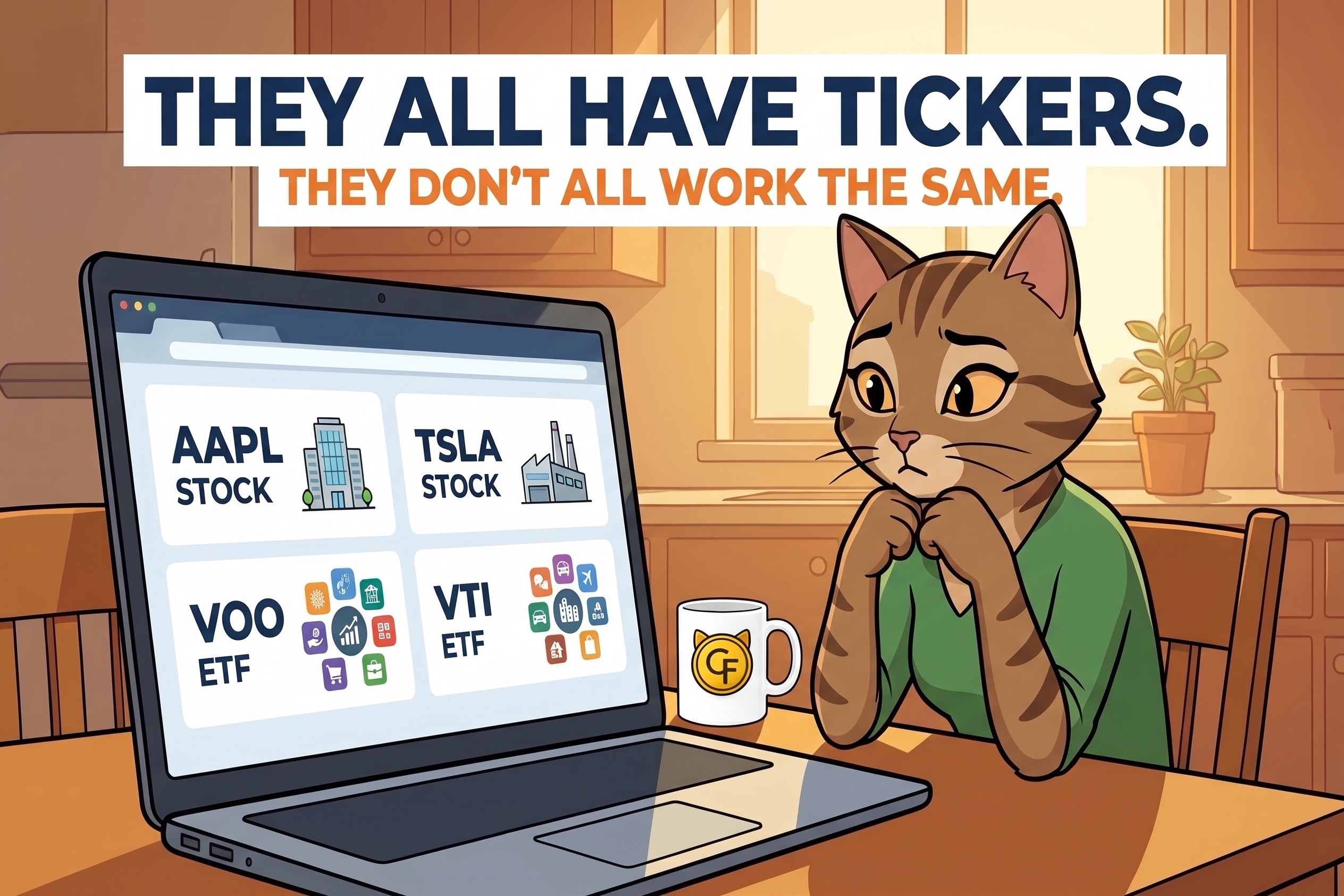 They all have tickers. They don't all work the same.