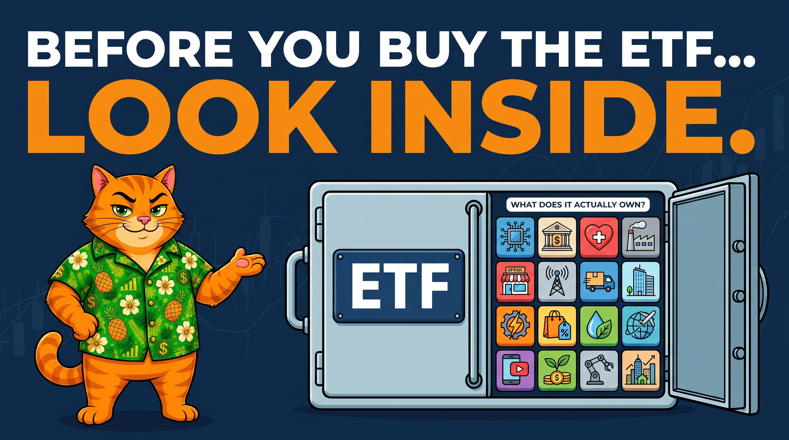 One ticker. Hundreds of companies. Look inside before you buy.